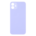 Back Glass Compatible for iPhone 12 (Large Camera Hole) (Aftermarket) - Purple